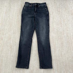 J. Crew Vintage Straight Slim Jeans in Charcoal 27 High Rise